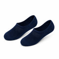 Chaussettes invisibles 39-42 en textile bleu marine respirantes style ballerine