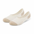 Chaussettes basses 43-46 en textile beige respirantes pour chaussures