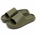 Claquettes 42/43 en mousse EVA vert kaki à enfiler antidérapantes